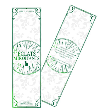 Alix E. Harrow - Éclats miroitants - marque-pages par Méli