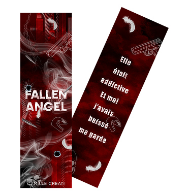 Camille Creati - Fallen Angel - marque-pages par Méli