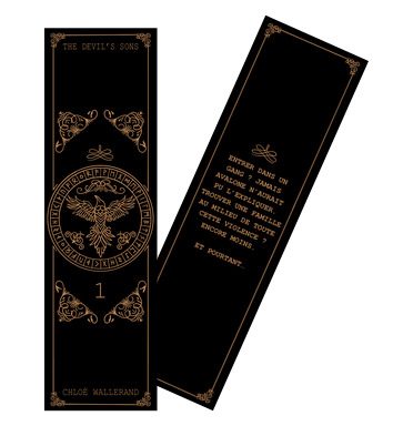 Chloe Wallerand - The Devil's Sons 1 Collector - marque-pages par Méli