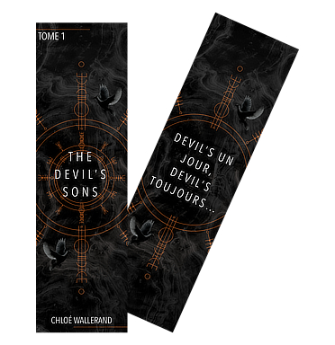 Chloé Wallerand - The Devil's Sons, Tome 1 - marque-pages par Méli