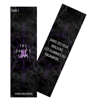 Chloé Wallerand - The Devil's Sons, Tome 2 - marque-pages par Méli