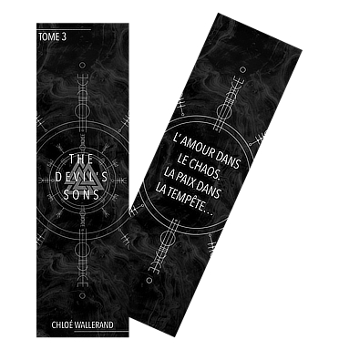 Chloé Wallerand - The Devil's Sons, Tome 3 - marque-pages par Méli