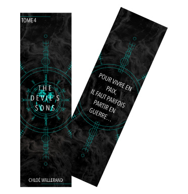 Chloe Wallerand - The Devil's Sons 4 - marque-pages par Méli