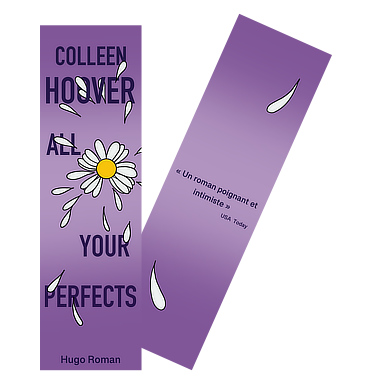 Colleen Hoover - All Your Perfects - marque-pages par Méli