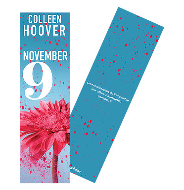 Colleen Hoover - November 9 - marque-pages par Méli