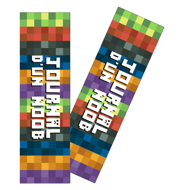 Cube Kid - Journal d'un Noob - marque-pages par Méli