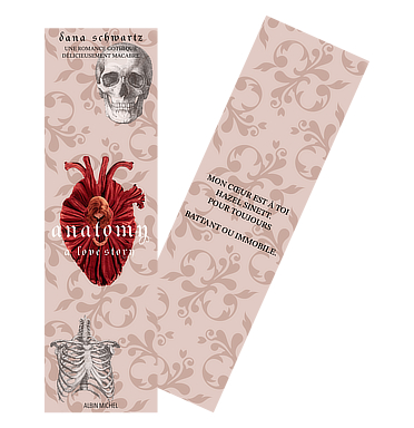 Dana Schwartz - Anatomy, A Love Story - marque-pages par Méli