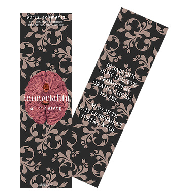 Dana Schwartz - Immortality, A Love Story - marque-pages par Méli