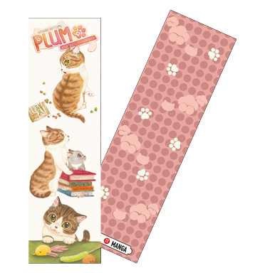 Hoshino Natsumi - Plum, un amour de chat - marque-pages par Méli