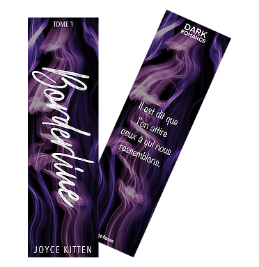 Joyce Kitten - Borderline 1 - marque-pages par Méli