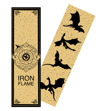 Rebecca Yarros - Iron Flame - marque-pages par Méli