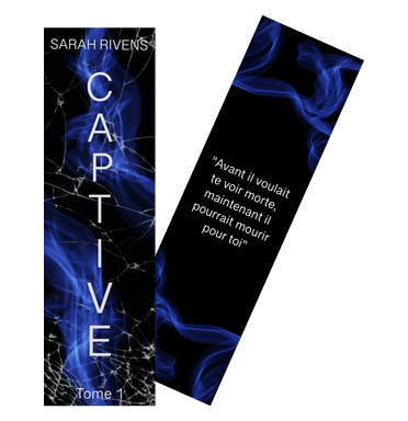 Sarah Rivens - Captive 1 - marque-pages par Méli