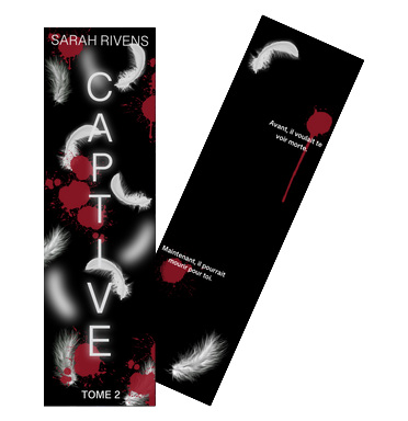 Sarah Rivens - Captive 2 - marque-pages par Méli