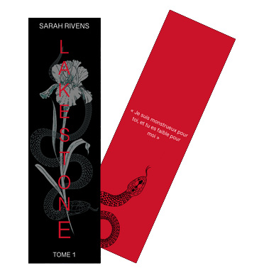 Sarah Rivens - Lakestone Tome 1 version A - marque-pages par Méli