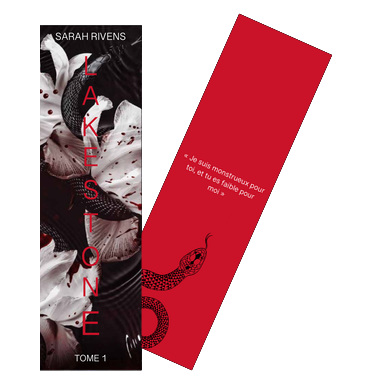 Sarah Rivens - Lakestone Tome 1 version C - marque-pages par Méli