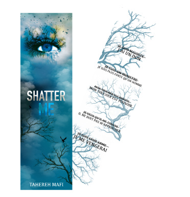 Tahereh Mafi - Shatter Me - marque-pages par Méli